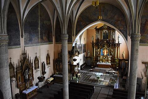 kostel svatého Jana Křtitele Dvůr nad Labem interiér