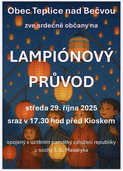 Fotogalerie a vizuální záznam akce Lampionový průvod Lysá nad Labem
