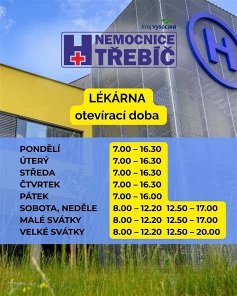 Infografika o agendě nemocniční lékárny