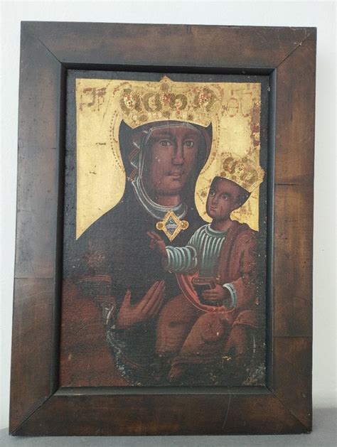 Obraz Černé Madony na oltáři v brněnské bazilice