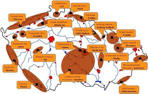 mapa rozmístění řeholních komunit v ČR