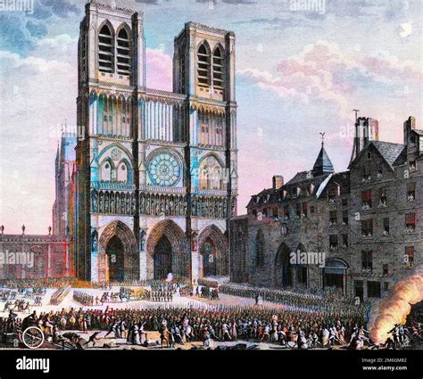 vizualizace Notre-Dame ve hře (1789)