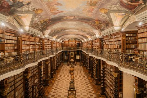 barokní interiér klementina Praha
