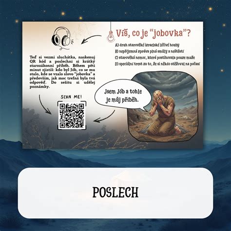 ilustrace biblické krajiny a postav