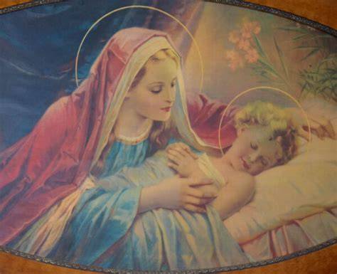 svatá Marie obraz symbolů a zobrazení