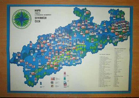 mapa Čech sakrálních památek Santini-Aichel
