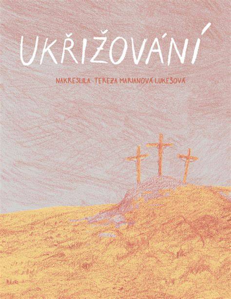 ilustrace ukřižování a vzkříšení jako hlavní téma
