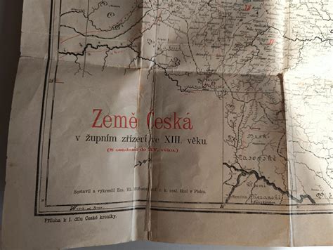 historická mapa regionu Svatá Maří