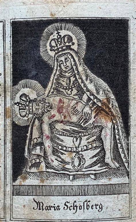 Loretská madona detaily poutníků