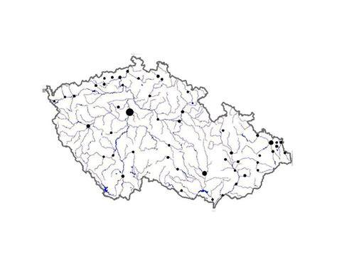 mapa Prahy a historických sídel řádu