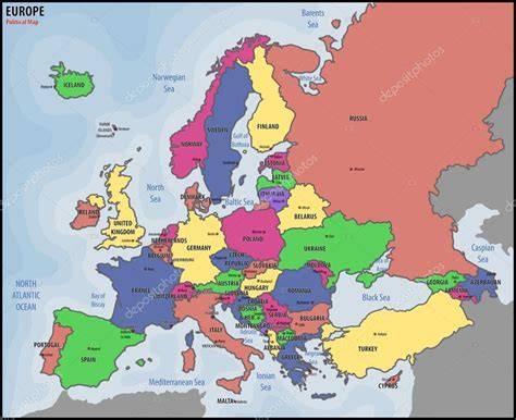 Mapa cisterciáckých klášterů Evropy