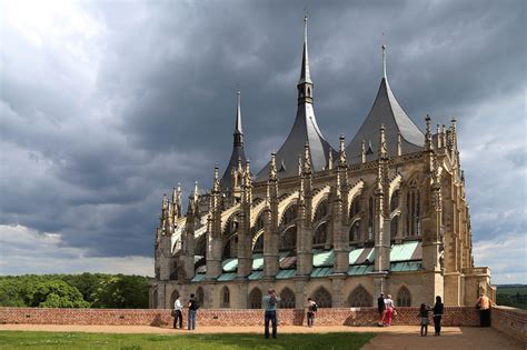chrám svaté Barbory kutnohorska architektonická balustráda