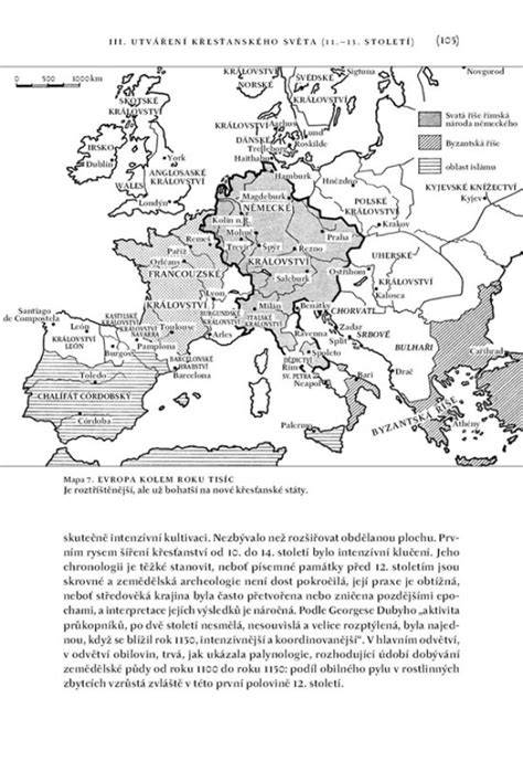 Mapa středověké Evropy a klíčových míst děje
