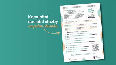 infografika o komunitních službách Liberce
