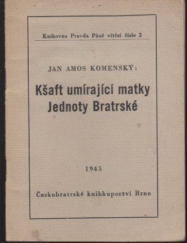 ilustrace kšaft umírající matky bratří české