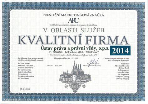 události a ocenění právní vědy