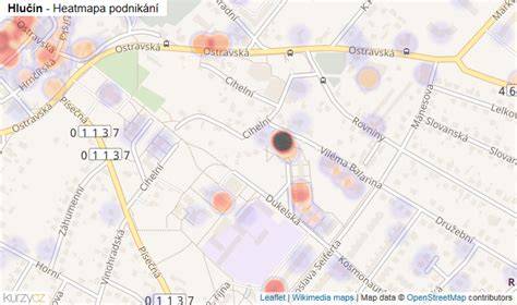 Mapa děkanátu Hlučín