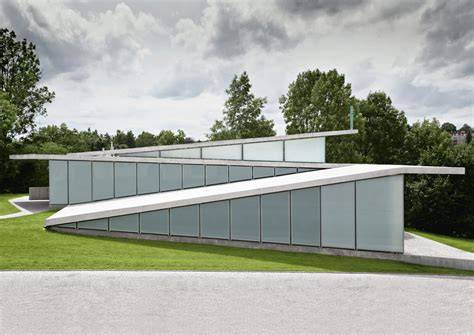 moderní kostel a architektura vizuální prvky