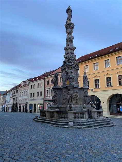 Barokní sloup a balustrády Libochovice