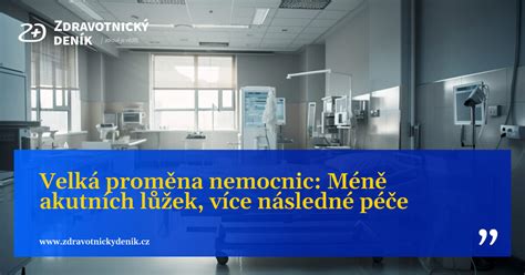 grafika kapacity nemocnic a rozdělení lůžek (ilustrace)