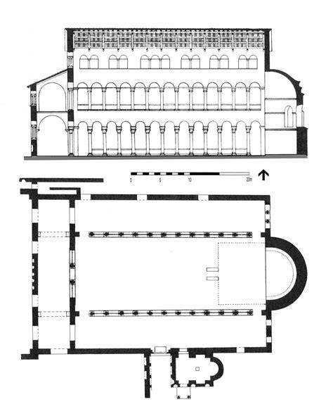 Basilica Santa Sabina plan and mosaics