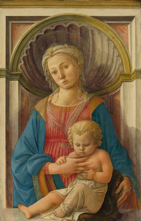 Fra Filippo Lippi Madona a dítě s anděly