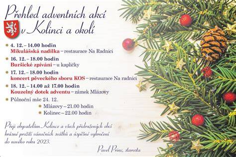 grafika přehledu adventních akcí v Brně