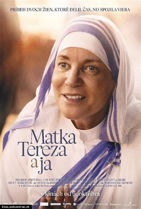 Movie poster emphasizing Matka Tereza in Kalkata