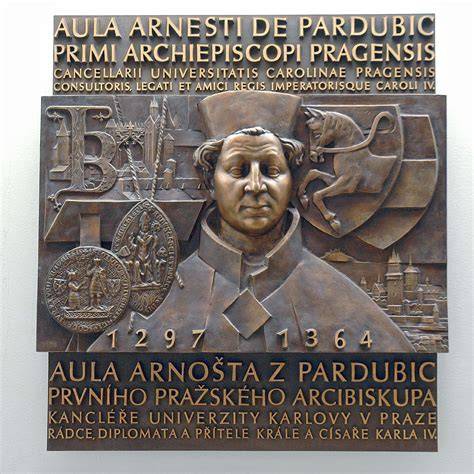 mapa genealogie Arnošta z Pardubic