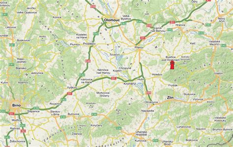 okružní výlet Hostýn mapa tras