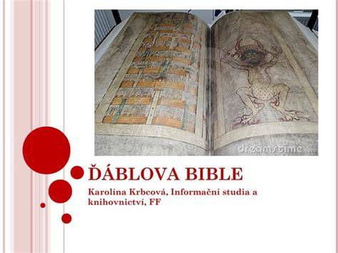 Ďáblova bible ilustrace a portrét