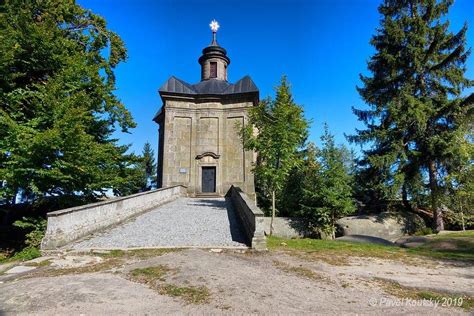 Kaple Panny Marie Sněžné na Hvězdě - hvězdicový půdorys a výhled