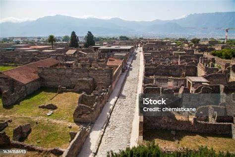 krajina Pompejí a Neapole pohled