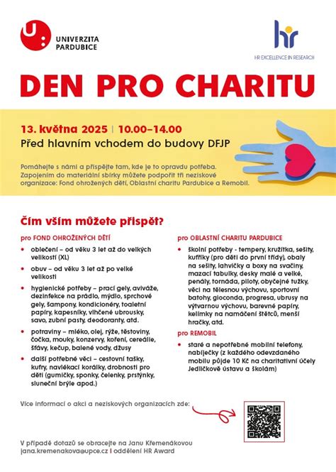 infografika darování věcí pro charitu