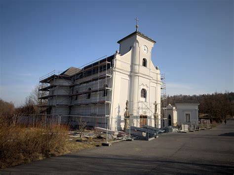 Střecha Apolinářova kostela - rekonstrukce