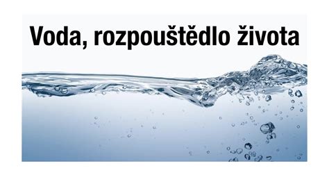 Voda jako zdroj života a požehnání - biblické schéma