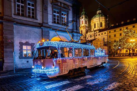 Ikonická trasa průvodu Prahy s betlémem a staroměstským náměstím