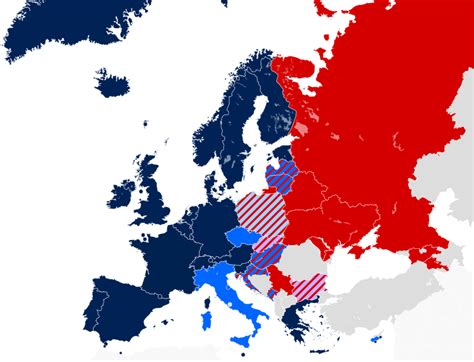 Mapa institucí veřejného práva v Evropě