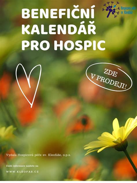 kalendář darů pro hospic