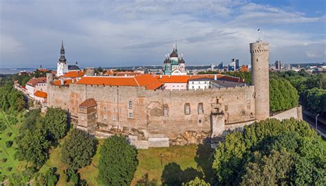 Toompea hill and Toomkirik panorama