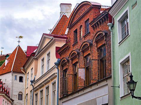 Detaily uliček Starého Města Tallinn