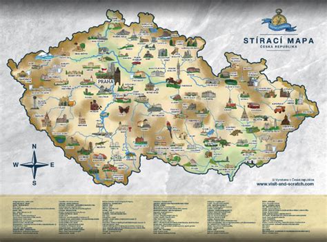 Ilustrativní mapka zámků v regionu