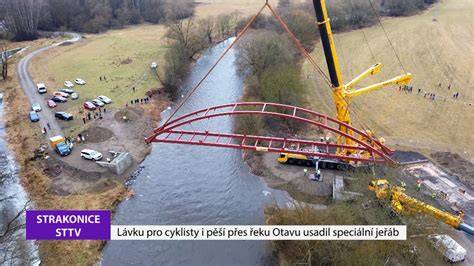 lávka přes Otavu technická dokumentace