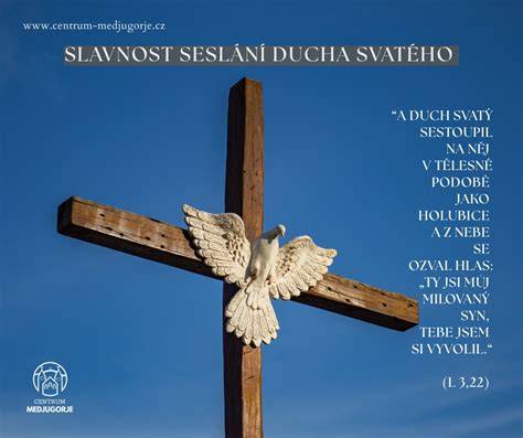 Letnice symbol Ducha svatého a oslavy