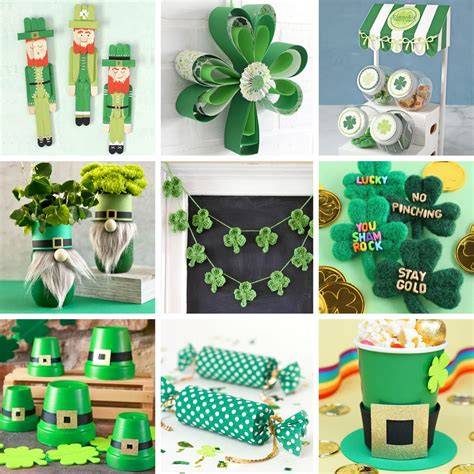 Kreativní vizuální průřez oslavami St Patricks Day