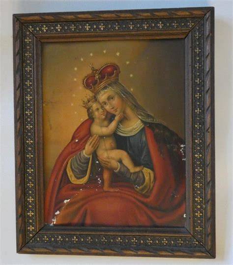 Historická srovnávací ilustrace Madony Immaculaty