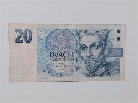 Bankovka motiv Anežky České - lícní strana