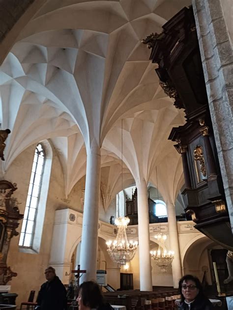 hvězdová klenba kostela interiér Borovany