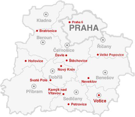 mapa středních služeb Charita Starý Knín