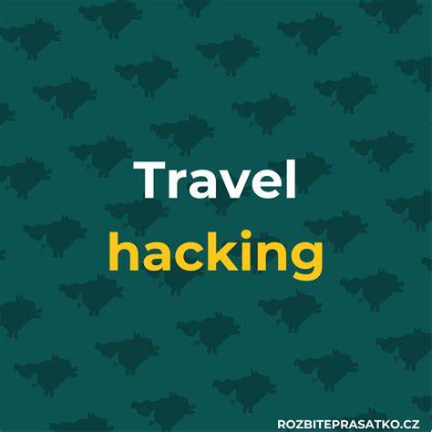 infografika o cestování levně a travel hacking